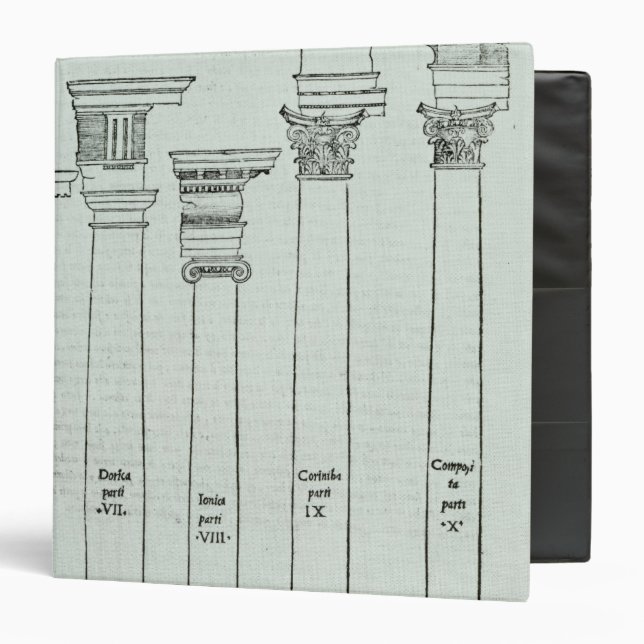 The Orders of Architecture 3 Ring Binder (Front/Inside)