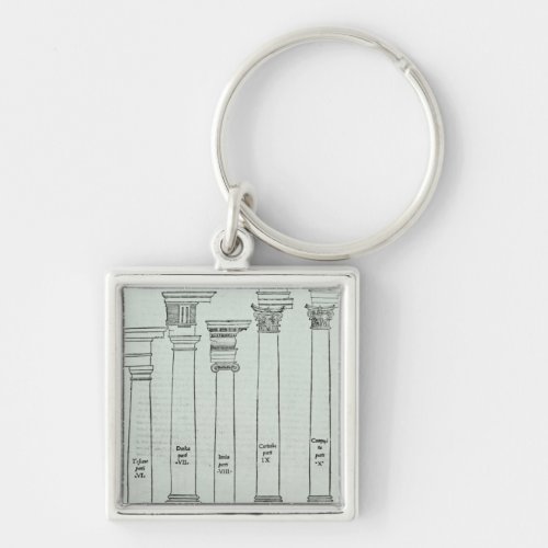 The Orders of Architecture Keychain