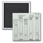 The Orders Of Architecture Magnet at Zazzle