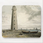 The Orford Nefs Lighthouses, Suffolk, from Volume Mouse Pad<br><div class="desc">Image:240765 The Orford Nefs Lighthouses, Suffolk, from Volume VI of 'A Voyage Around Great Britain Undertaken between the Years 1814 and 1825', published 1822 (aquatint). Daniell, William (1769-1837). Private Collection, The Stapleton Collection. Art, Fine Art.</div>