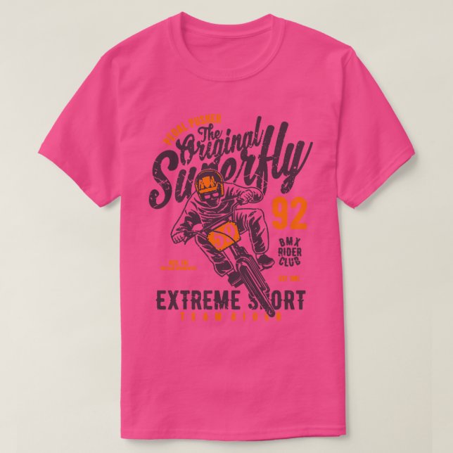 The Orginal Superfly Motorcycle T-Shirt (Design Front)