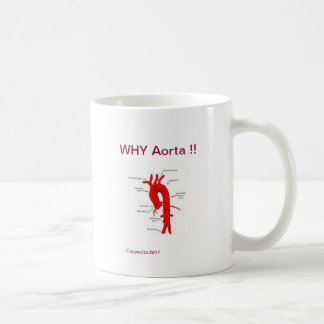 The Orginal The only WHY Aorta !! Coffee Mug