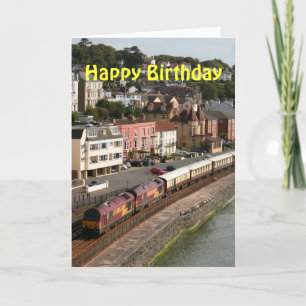 The Orient Express Happy Birthday Card