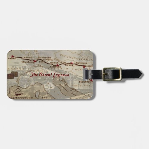 The Orient Express Luggage Tag