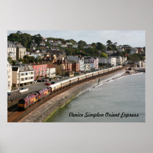 The Orient Express, VOSE, at Dawlish, Devon Poster