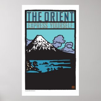 The Orient Poster print