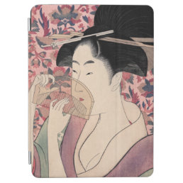 The Oriental Beauty, Kushi by Kitagawa Utamaro iPad Air Cover