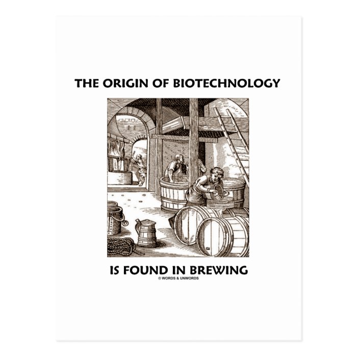 The Origin Of Biotechnology Is Found In Brewing Postcards