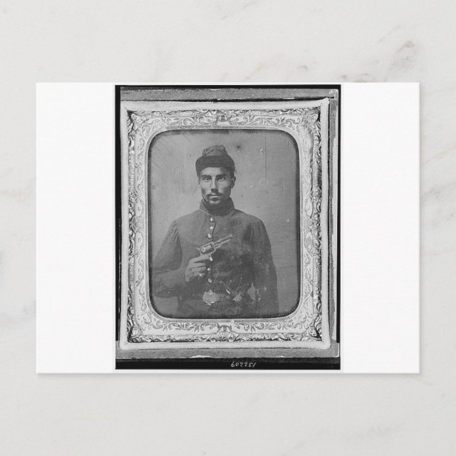 The Original Black American Soldier Postcard (Front)