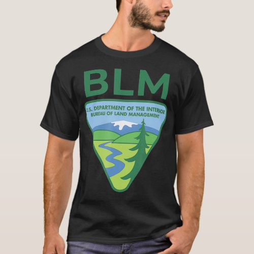 The Original BLM  Bureau of Land Management Color T_Shirt