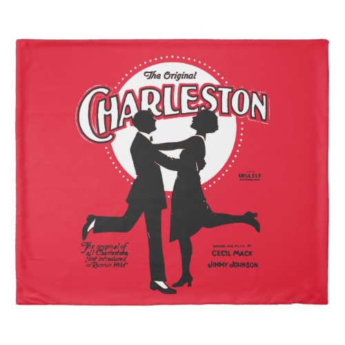 The Original Charleston Dance Sheet Music 1923 Duvet Cover
