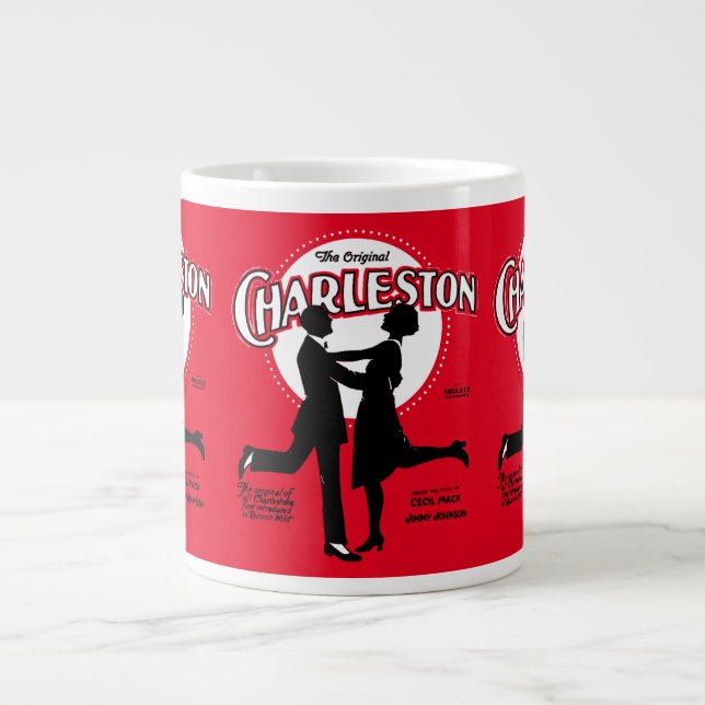 The Original Charleston Dance Sheet Music 1923 Giant Coffee Mug (Front)