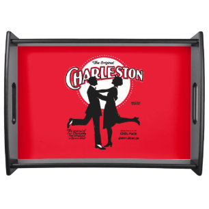 The Original Charleston Dance Sheet Music 1923 Serving Tray