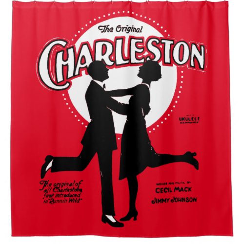 The Original Charleston Dance Sheet Music 1923 Shower Curtain