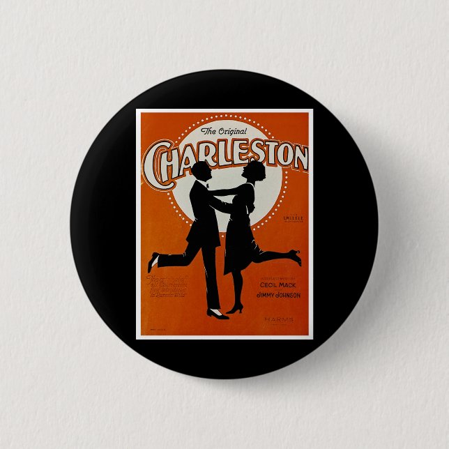 The Original Charleston Pinback Button (Front)