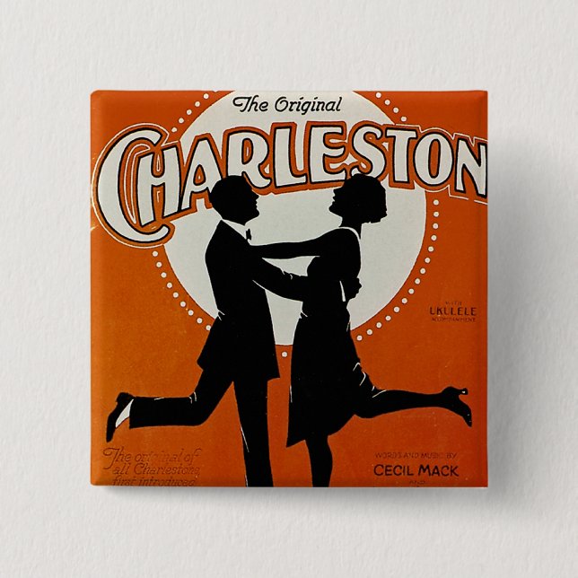 The Original Charleston Pinback Button (Front)