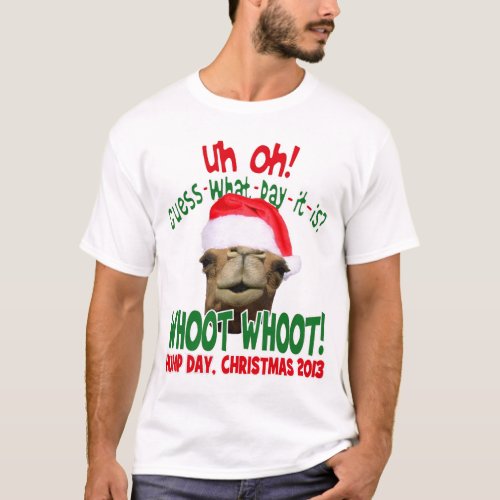 The Original Christmas Hump Day Camel Santa Shirt