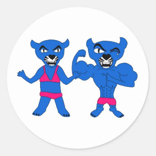 The Original Couple Panther Sticker