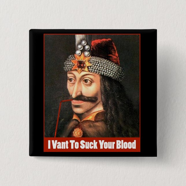 The Original Dracula, Halloween!!! Pinback Button (Front)