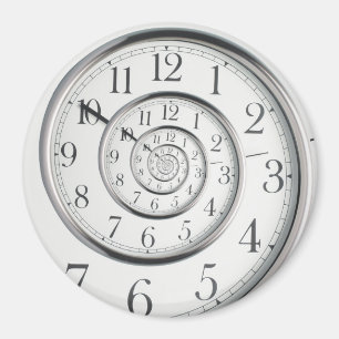 The Original Droste Spiral Clock Magnet