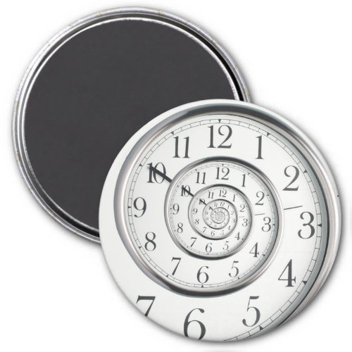 The Original Droste Spiral Clock Magnet