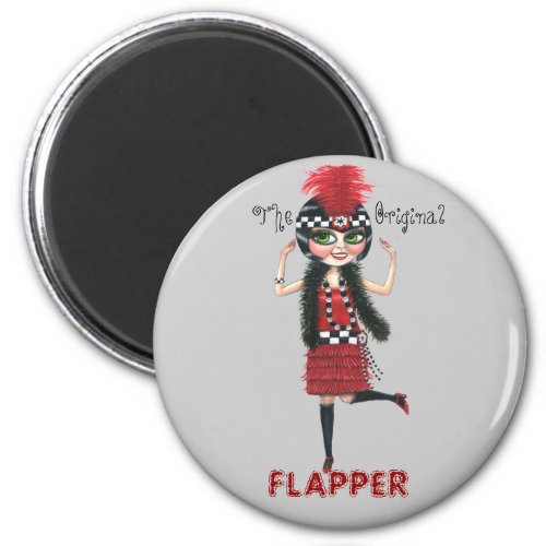 The Original Flapper Roaring 20s Magnet