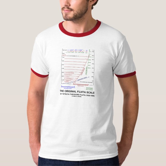 The Original Fujita Scale Tetsuya Theodore Fujita T-Shirt (Front)