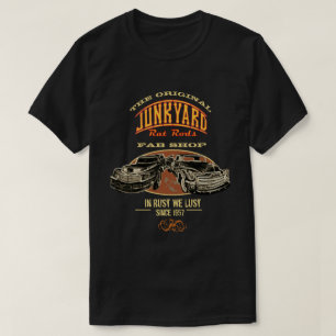 The Original Junkyard Rat Rods Any Name - T-Shirt