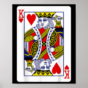 The Original King Of Hearts (suicide King)  Poster