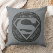 The Original Man of Steel Throw Pillow (Blanket)
