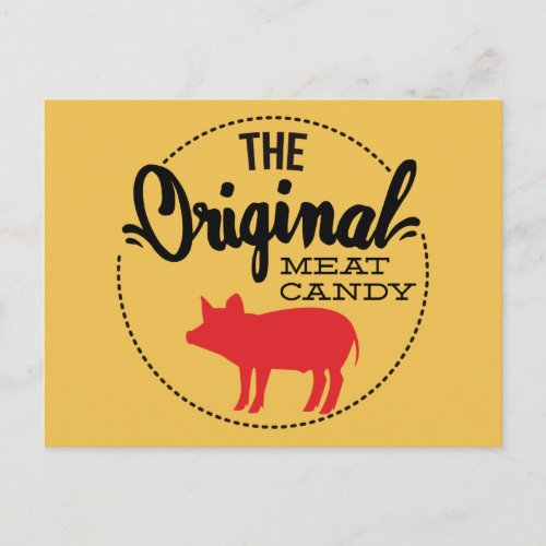 The Original Meat Candy Postcard