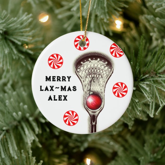 The Original Merry Lax-mas Ceramic Ornament (Tree)