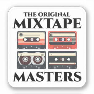The Original Mixtape Masters: '80s Cassette Tape Sticker