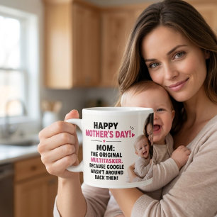 The Original Multitasker,Custom Photo Mug for Mom