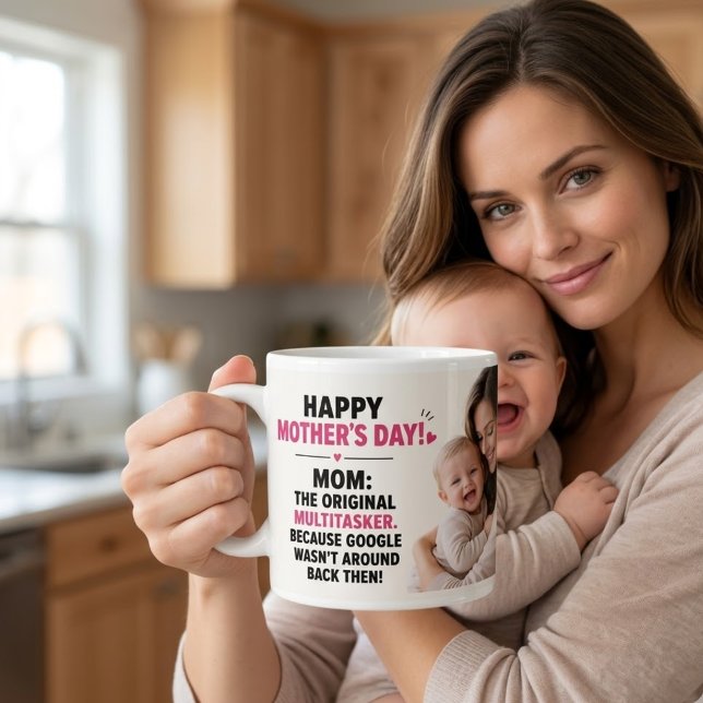 The Original Multitasker,Custom Photo Mug for Mom (Creator Uploaded)