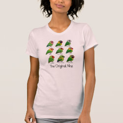 The Original Nine Women's American Apparel Fine Jersey Short Sleeve T-Shirt