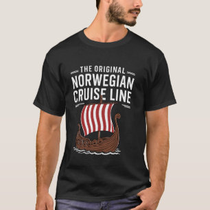 The Original Norwegian Cruise Line Viking Ship T-Shirt