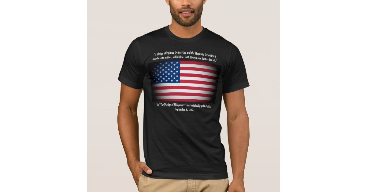 The Original Pledge of Allegiance T-Shirt | Zazzle