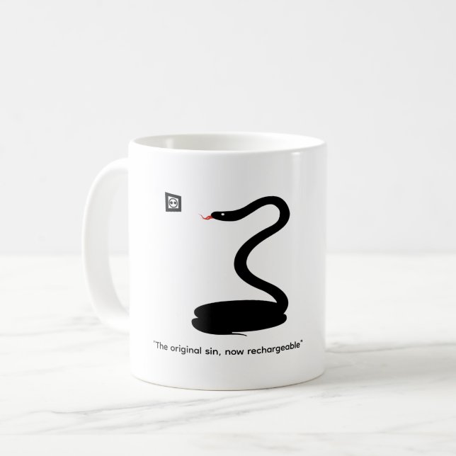 The original sin mug (Front Left)