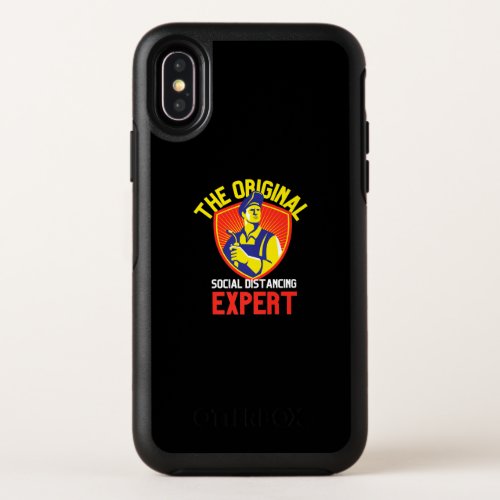 The Original Social Distancing Expert Gift OtterBox Symmetry iPhone X Case