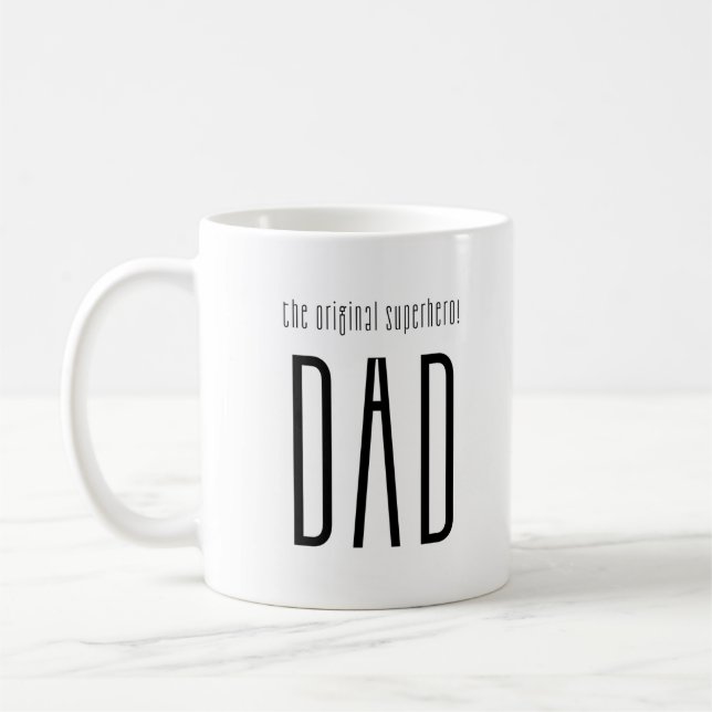 The Original Super Hero Coffee Mug (Left)