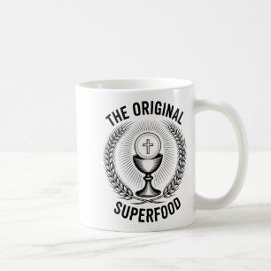 The Original Superfood Eucharist Catholic M Coffee Mug