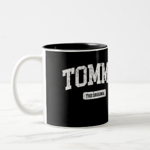 The Original Tommy First Given Name Pride Birthday Two-Tone Coffee Mug