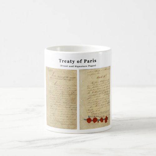 The ORIGINAL Treaty of Paris 1783 Coffee Mug