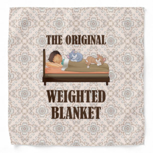 The Original Weighted Blanket Cute Cat Lover Bandana