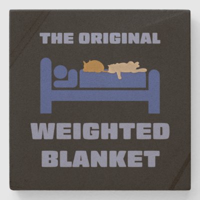 The Original Weighted Blanket Icons Stone Coaster