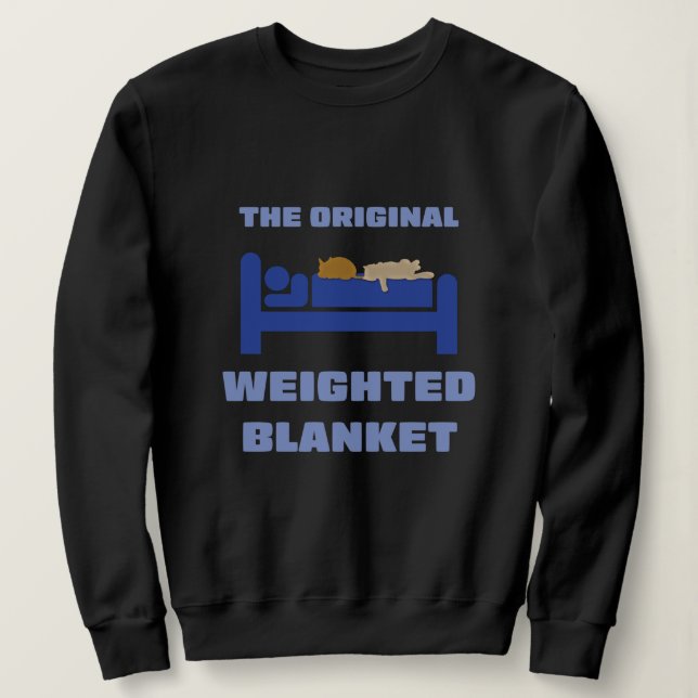 The Original Weighted Blanket Icons Sweatshirt (Design Front)