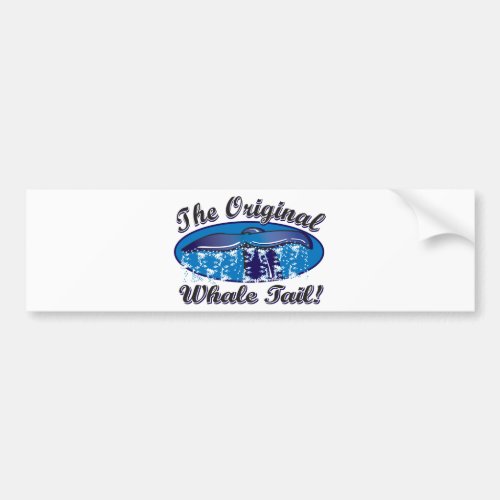 The_Original_Whale_Tail Bumper Sticker