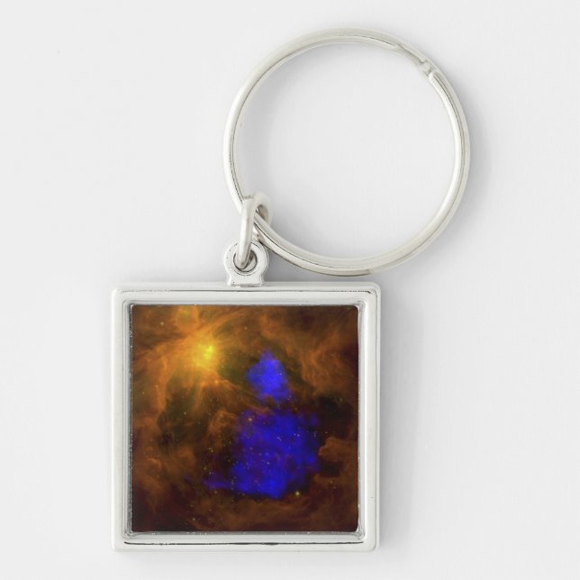 The Orion nebula in the infrared Keychain (Front)