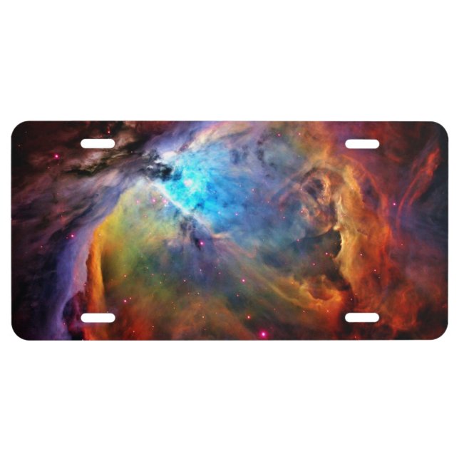 The Orion Nebula License Plate (Front)